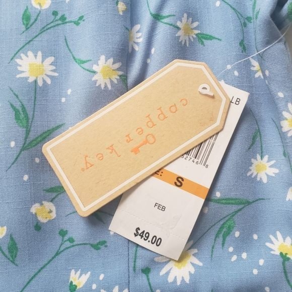 COPY - Copper Key Floral Dress, size S - Picture 7 of 11